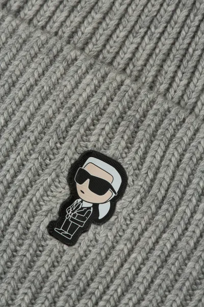 Čapica Karl Lagerfeld K/Ikonik 2.0 Beanie Light Grey Mélange