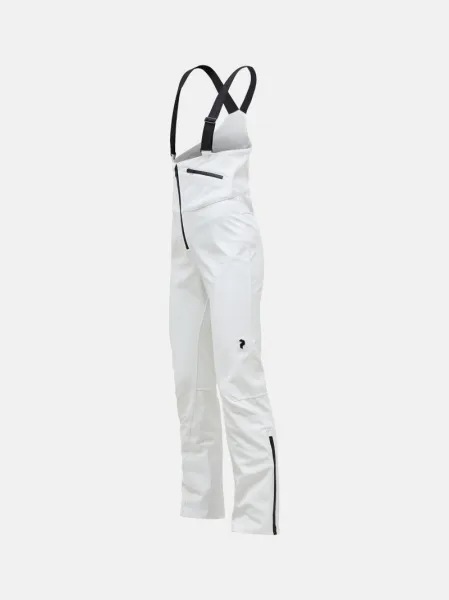 Nohavice Peak Performance W Stretch Bib Pants Offwhite