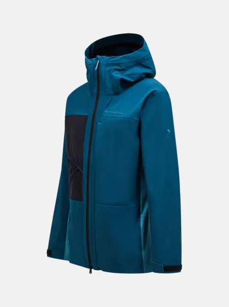 Bunda Peak Performance M Ascent Softshell Jacket Infinity Teel