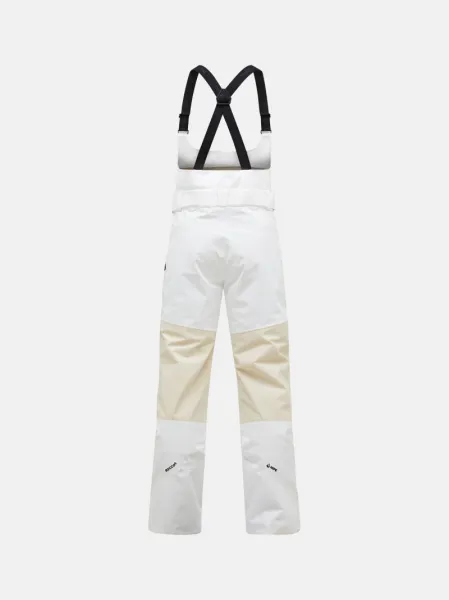 Nohavice Peak Performance W 2L Stretch Bib Pants Offwhite