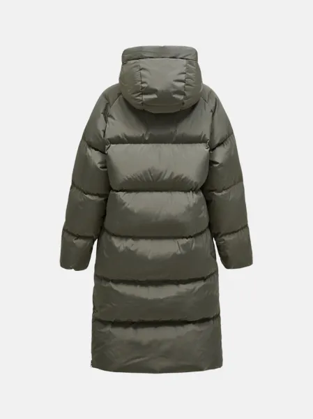 Kabát Peak Performance W Bluebird Down Coat Pine Needle
