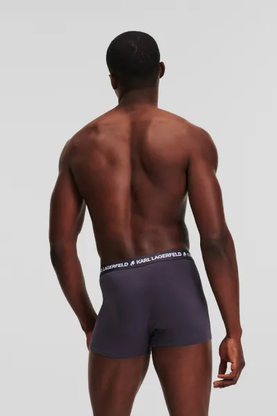 Spodná Bielizeň Karl Lagerfeld Logo Trunk Multiband Tarmac/Nine Iron/Black