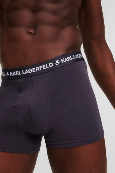 Spodná Bielizeň Karl Lagerfeld Logo Trunk Multiband Tarmac/Nine Iron/Black