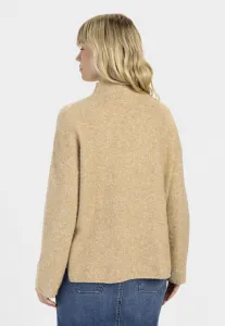 Sveter Camel Active Knitwear Caramel - Soft Blue