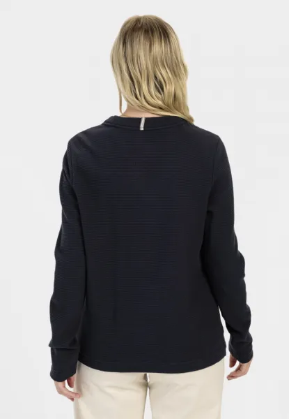 Mikina Camel Active Sweat Night Blue Check