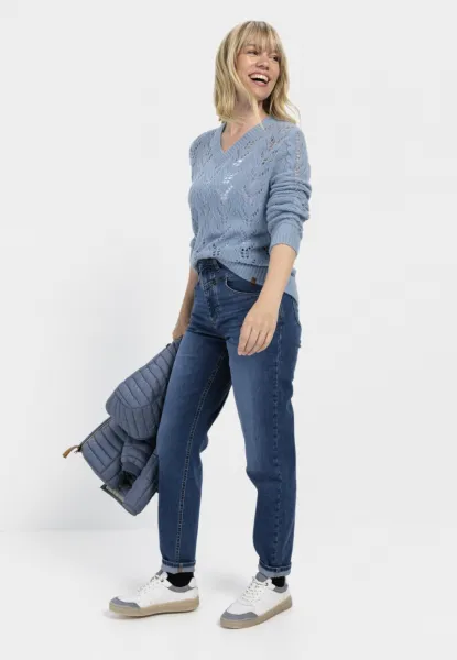 Sveter Camel Active Knitwear Denim Blue