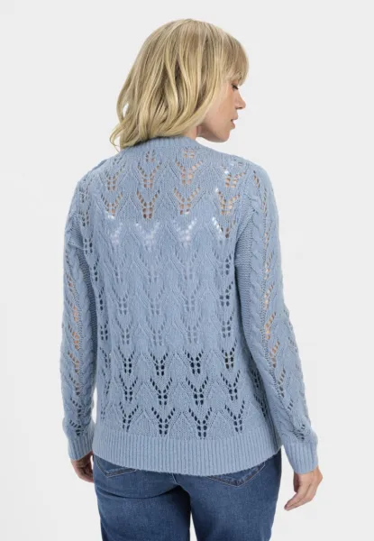 Sveter Camel Active Knitwear Denim Blue