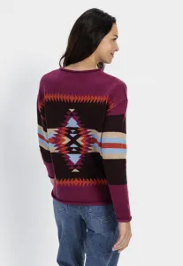 Sveter Camel Active Knitwear Plum Fantasy