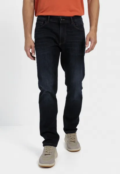 Džínsy Camel Active Denim-Regular Fit Night Blue Check