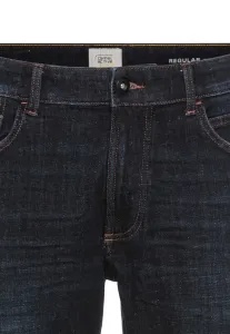 Džínsy Camel Active Denim-Regular Fit Night Blue Check