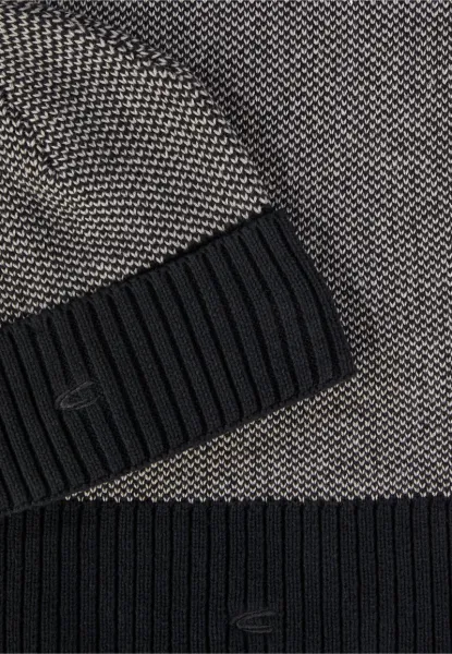 Set Čapica A Šál Camel Active Gift Box Scarf/Hat Graphite Gray