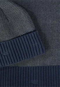 Set Čapica A Šál Camel Active Gift Box Scarf/Hat Night Blue Check