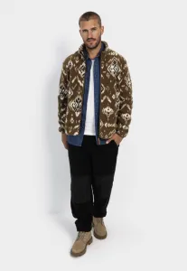 Mikina Camel Active Sweatjacket Sepia Brown