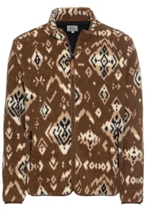 Mikina Camel Active Sweatjacket Sepia Brown