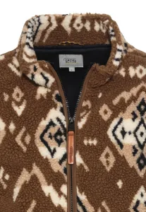 Mikina Camel Active Sweatjacket Sepia Brown