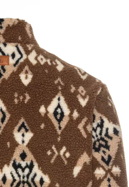 Mikina Camel Active Sweatjacket Sepia Brown