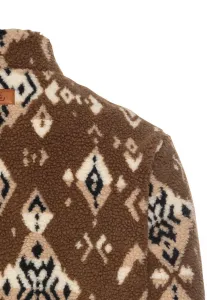 Mikina Camel Active Sweatjacket Sepia Brown