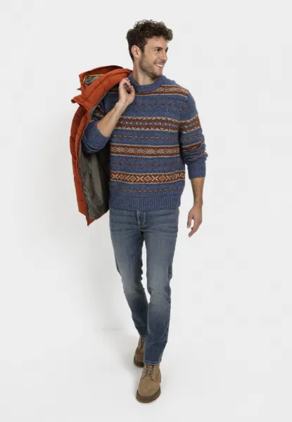 Sveter Camel Active Pullover Crewneck Indigo