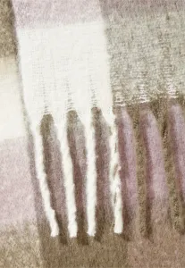 Šál Camel Active Scarf Dark Khaki Check