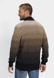 Sveter Camel Active Pullover Troyer Sepia Brown