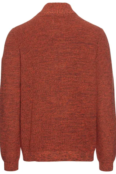 Sveter Camel Active Pullover Troyer Brick Red