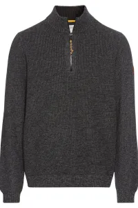Sveter Camel Active Pullover Troyer Graphite Gray