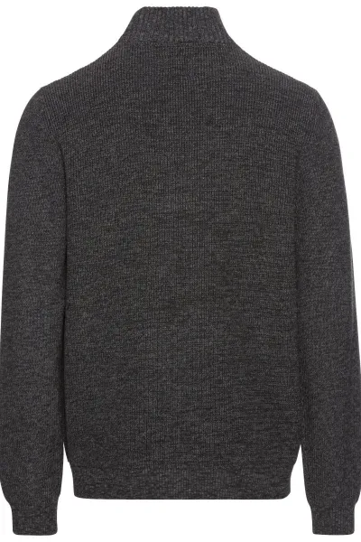 Sveter Camel Active Pullover Troyer Graphite Gray