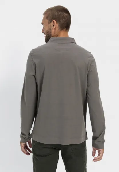 Polokošeľa Camel Active Polo 1/1 Arm Rock Gray