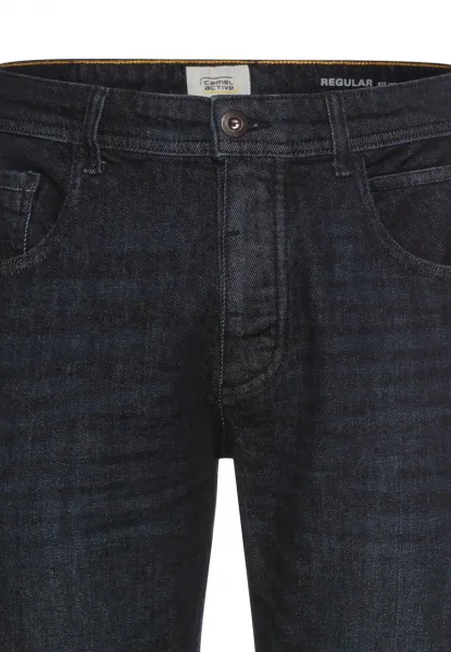 Džínsy Camel Active Denim-Regular Fit Night Blue Check
