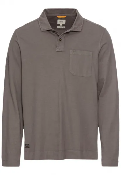 Polokošeľa Camel Active Polo 1/1 Arm Rock Gray