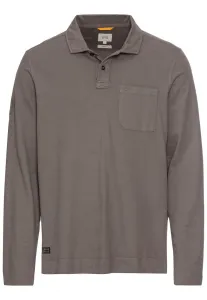 Polokošeľa Camel Active Polo 1/1 Arm Rock Gray