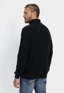 Sveter Camel Active Pullover Rollneck Night Blue Check