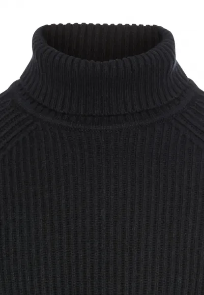 Sveter Camel Active Pullover Rollneck Night Blue Check