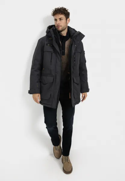Kabát Camel Active Texxxactive Coat Graphite Gray