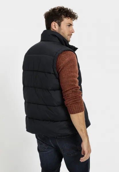 Vesta Camel Active Vest Night Blue Check