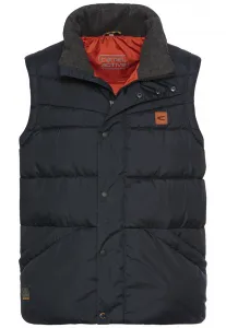 Vesta Camel Active Vest Night Blue Check