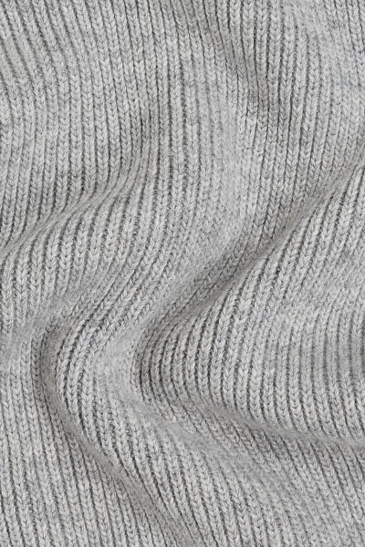 Šál Karl Lagerfeld K/Ikonik 2.0 Knit Scarf Light Grey Mélange