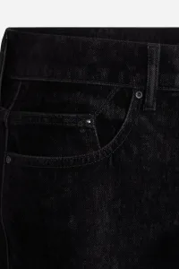 Džínsy Karl Lagerfeld Flock Straight Denim Pants Black Denim