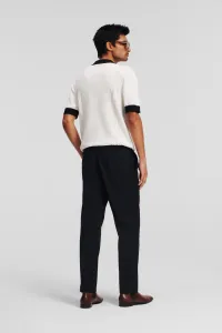 Nohavice Karl Lagerfeld Tailored Relaxed Pants Black Iris