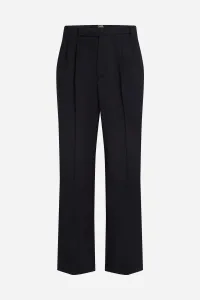 Nohavice Karl Lagerfeld Tailored Relaxed Pants Black Iris