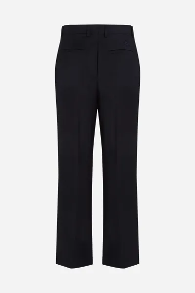 Nohavice Karl Lagerfeld Tailored Relaxed Pants Black Iris