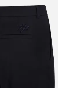 Nohavice Karl Lagerfeld Tailored Relaxed Pants Black Iris