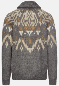 Sveter Camel Active Knitted Jacket Graphite Gray