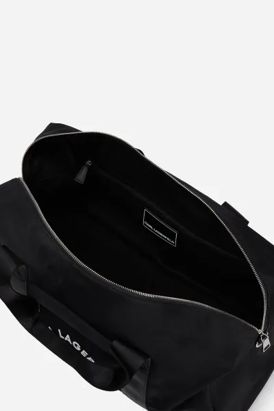Taška Karl Lagerfeld K/Rsg Nylon Weekender Black