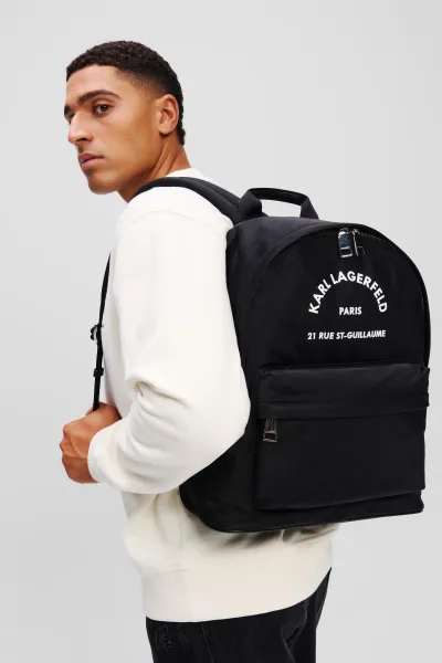 Batoh Karl Lagerfeld K/Rsg Nylon Backpack Black