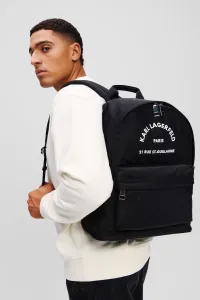 Batoh Karl Lagerfeld K/Rsg Nylon Backpack Black