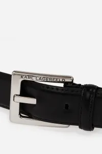 Opasok Karl Lagerfeld K/Essential H3 Belt Black