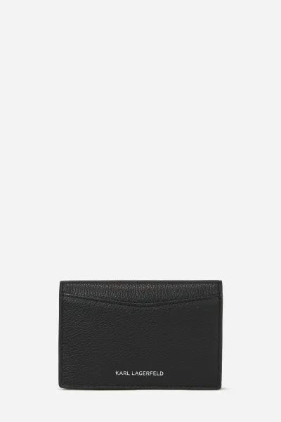 Peňaženka Karl Lagerfeld K/Seven Grainy Md Flap Wallet Black