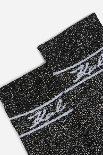 Ponožky Karl Lagerfeld K/Signature Socks Soft Chambray And Black