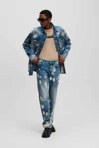 Košeľa Karl Lagerfeld Jeans Klj Bleach Denim Overshirt Bleached Denim